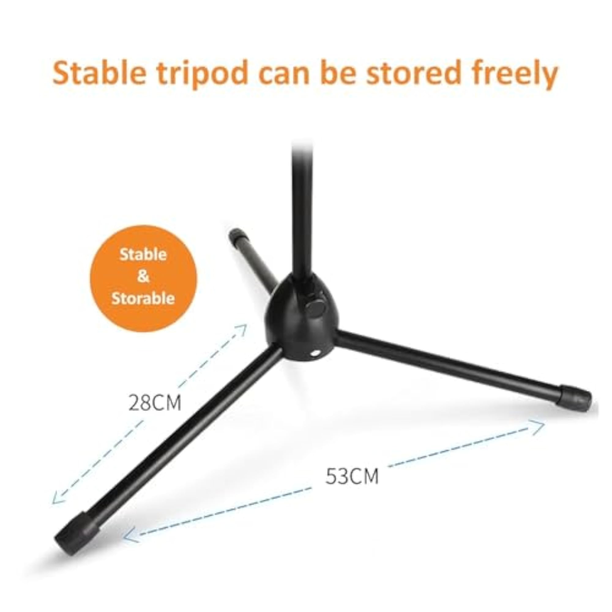 Heavy Duty Adjustable Microphone Stand, Studio